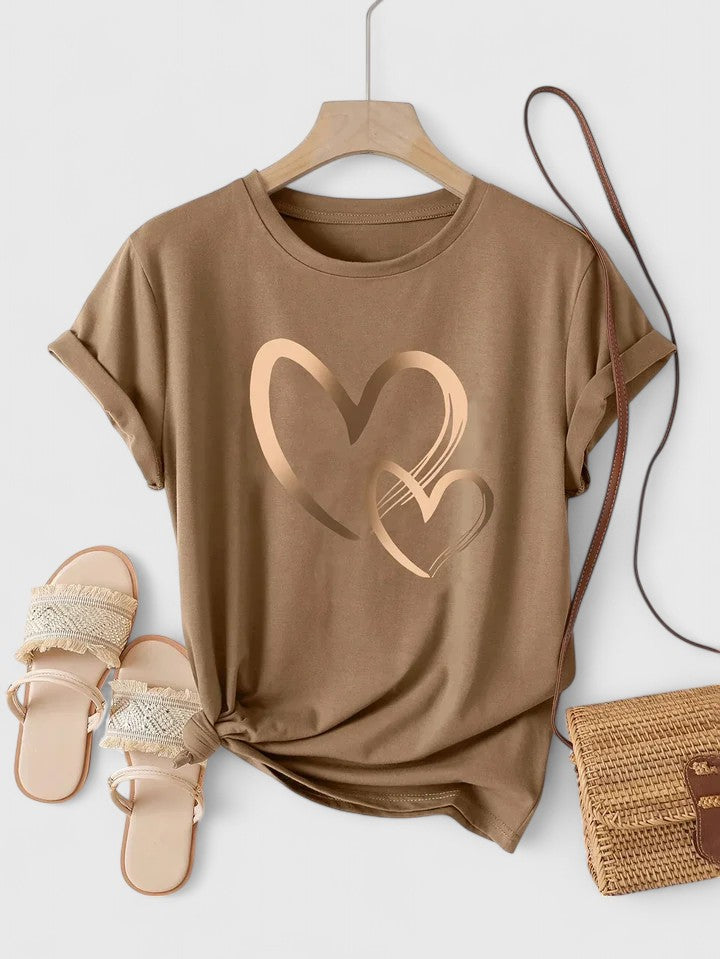 Ivanelle - T-shirt Confortable à Manches Courtes