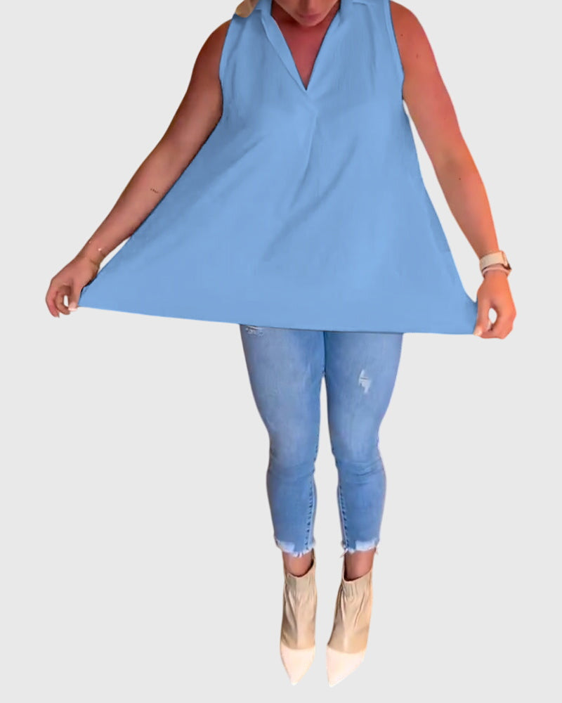 Lina | Haut sans manches