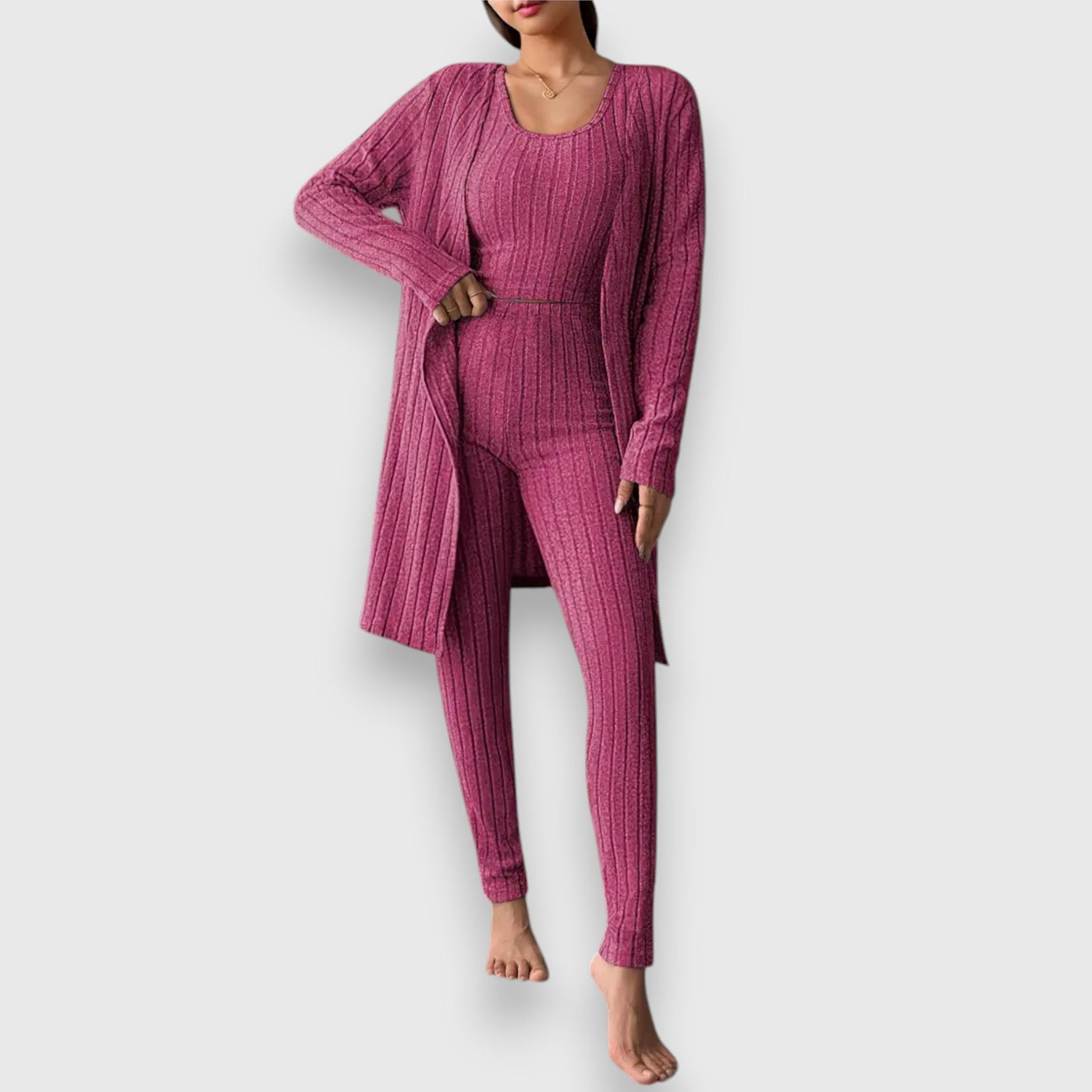 Gabriela – Ensemble de tricot 3 pièces