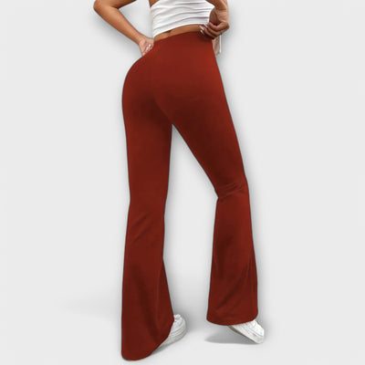 Serena - Pantalon ample avec jambe évasée