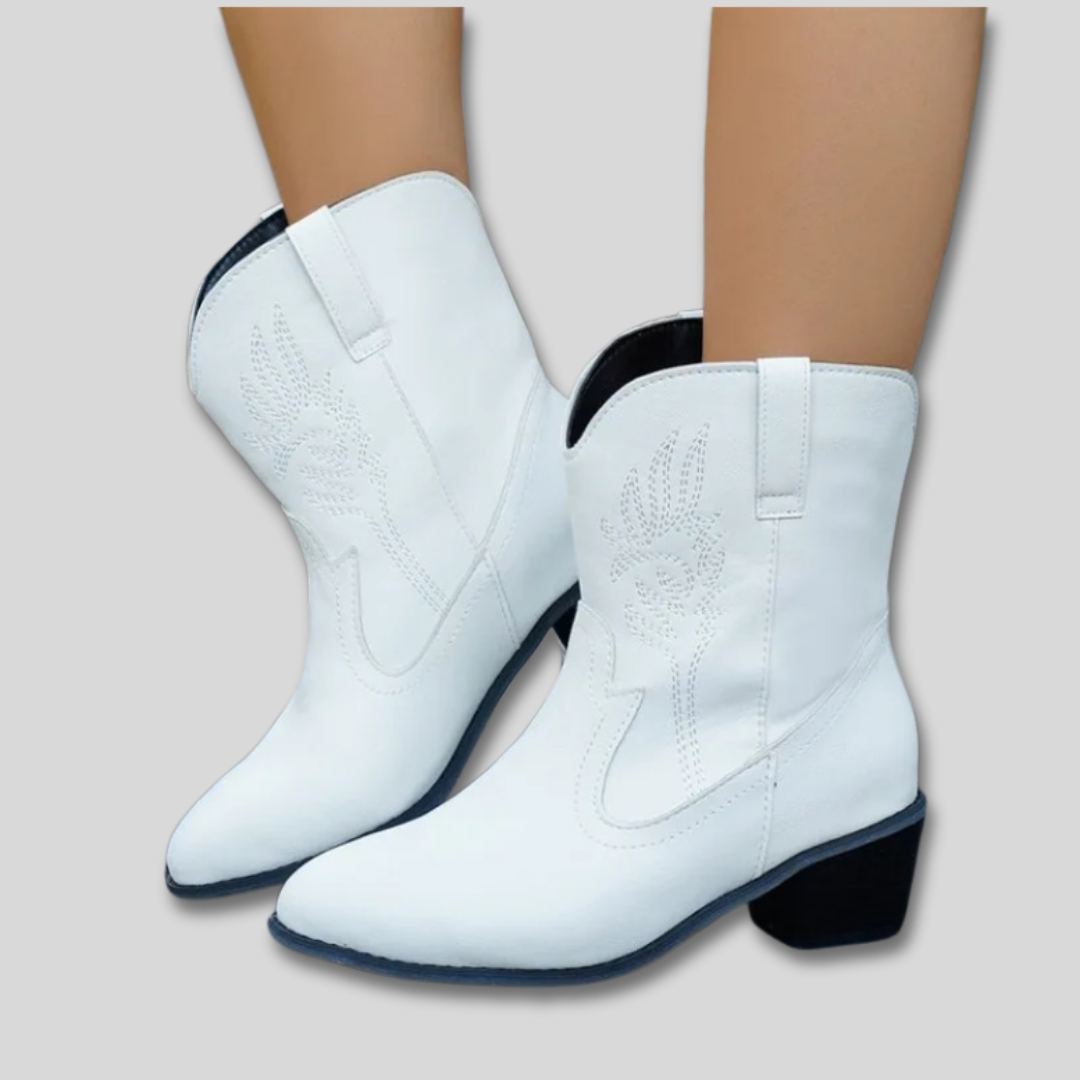 Zephyra - Bottes de Cowboy Brodées