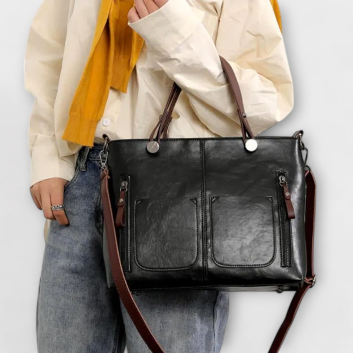Chic - Sac en cuir élégant