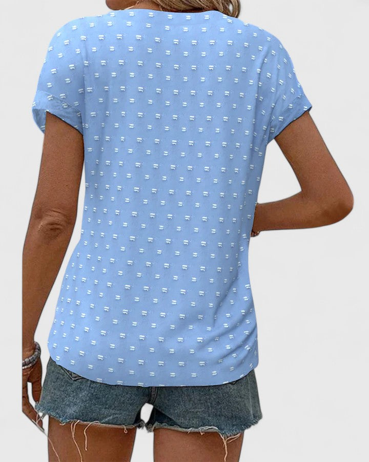 Miles | T-shirt V-coupé Confortable