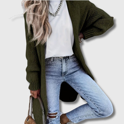 Gaëlle - Cardigan Long Élégant pour Femme