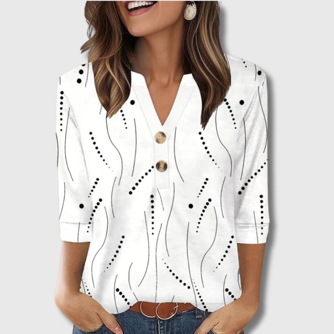 Aurélie - Blouse vintage élégante pour femme raffinées