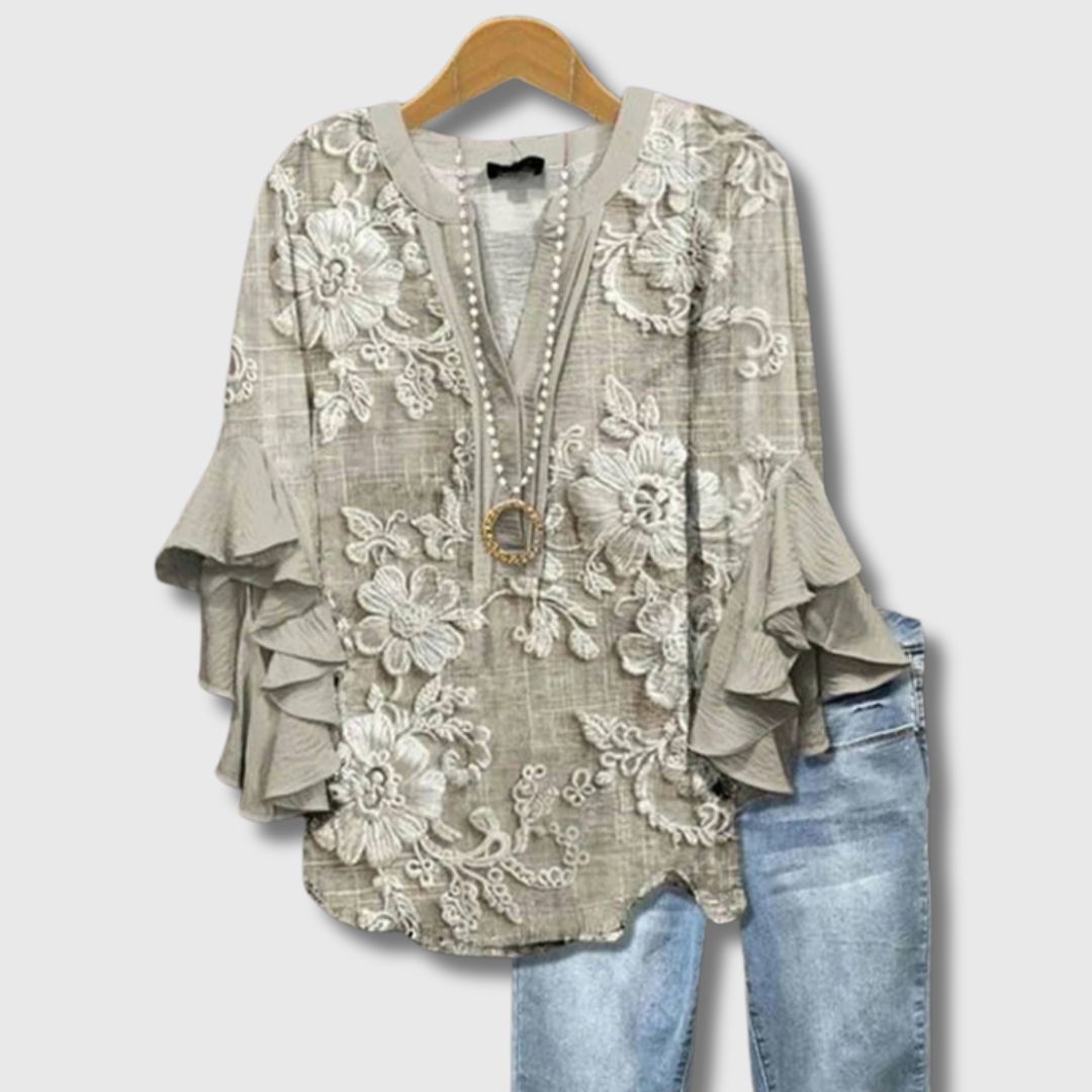 Chloé - Blouse à imprimé floral vintage pour femme