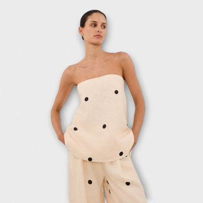 Georgia - Ensemble Pantalon à Pois