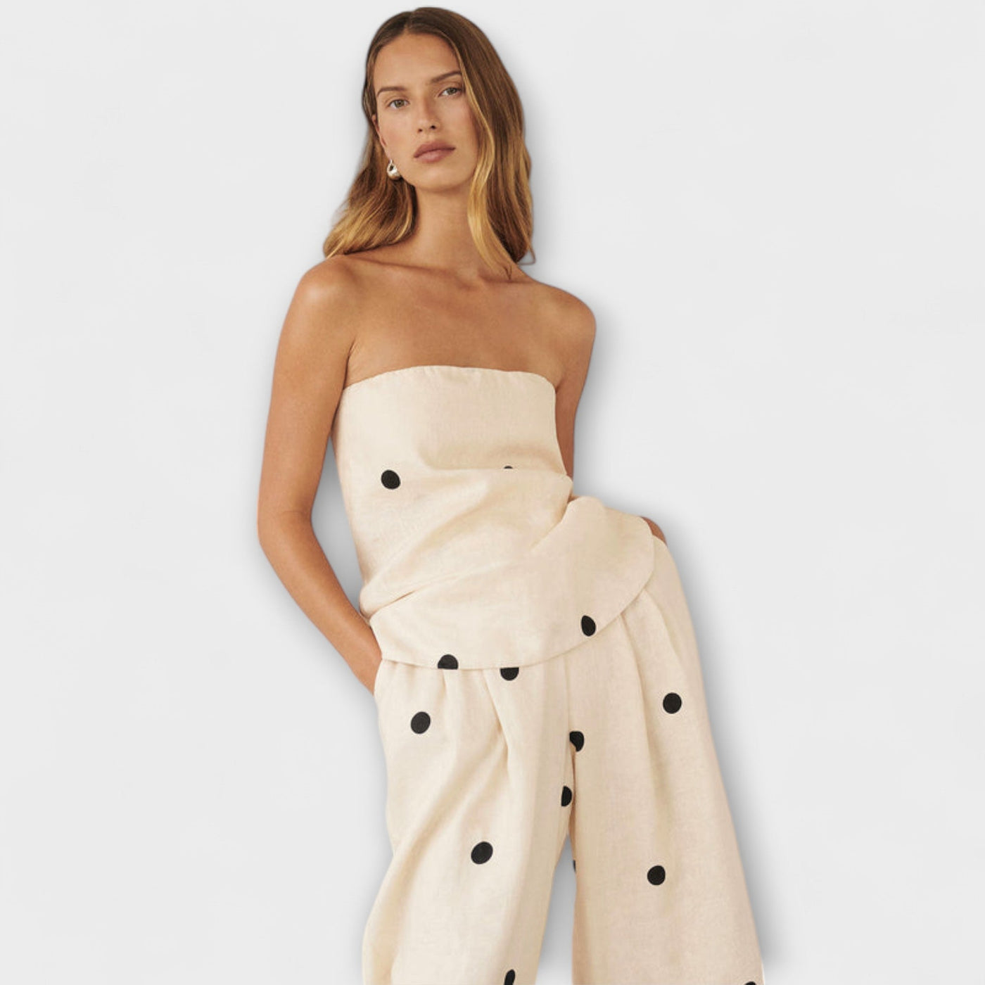 Georgia - Ensemble Pantalon à Pois