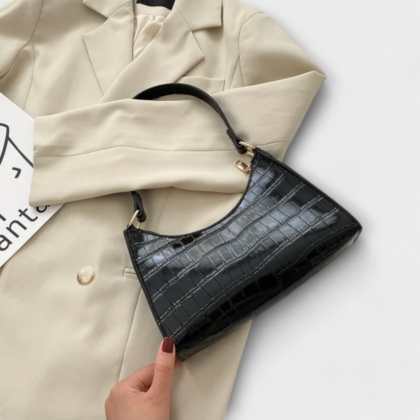 Chic - Sac en cuir lustré