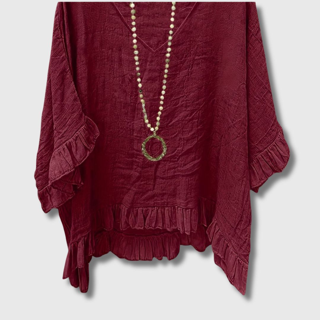 Blouse Asymétrique Légèreté Limitée pour Femme