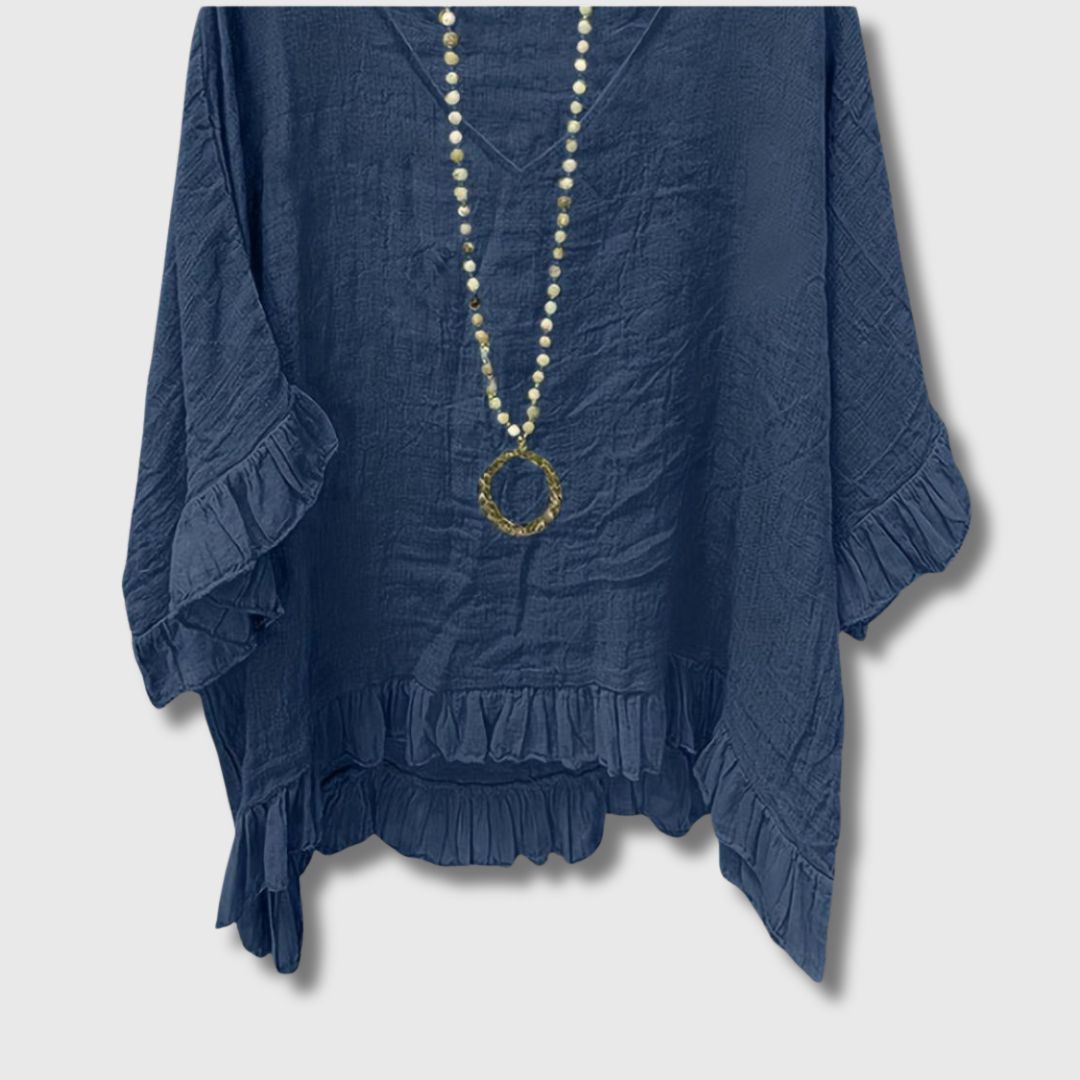 Blouse Asymétrique Légèreté Limitée pour Femme