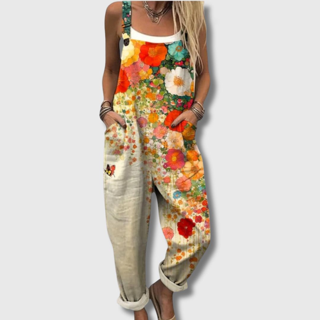 Calista™ – Combinaison fleurie chic pour femme élégantes