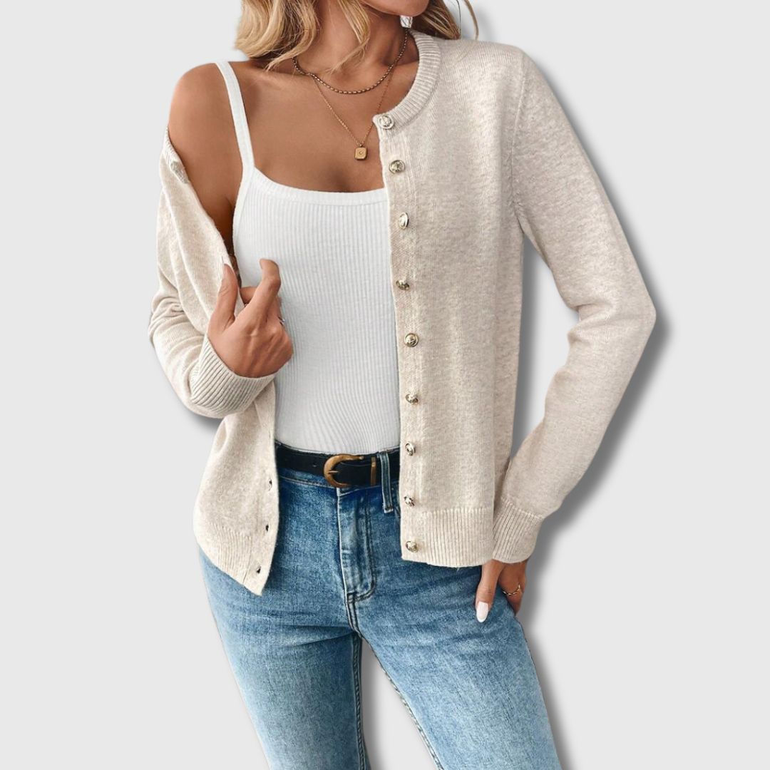 Lisa - Femme Cardigan Classique Édition Limitée