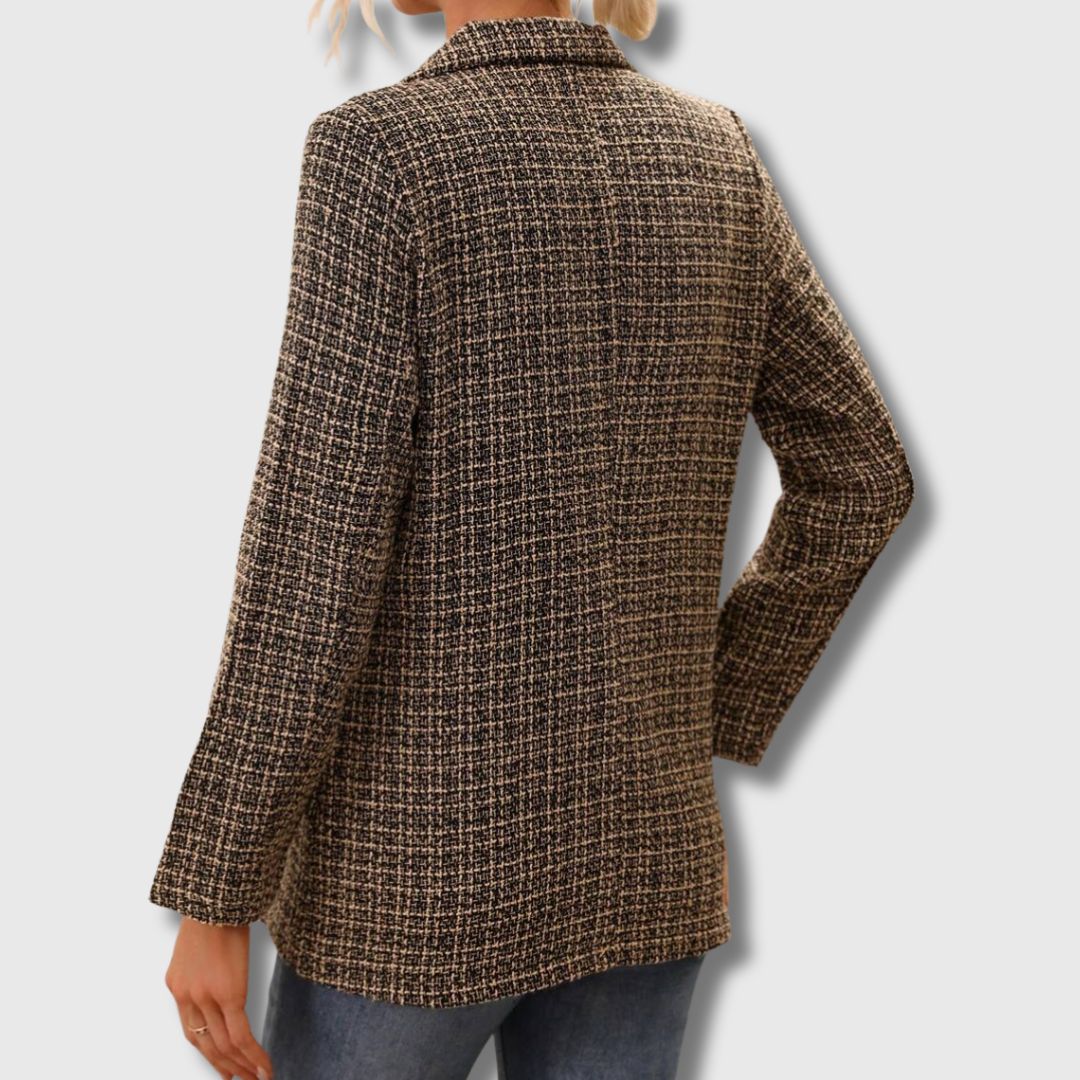 Sabine - Blazer Femme Tweed Chic Édition Limitée