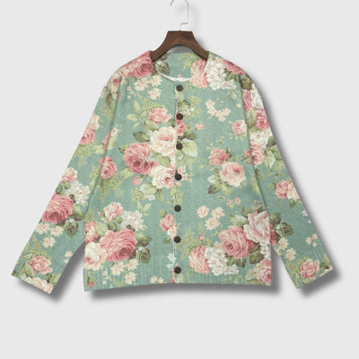Aurélia – Cardigan Femme Fleuri Édition Limitée