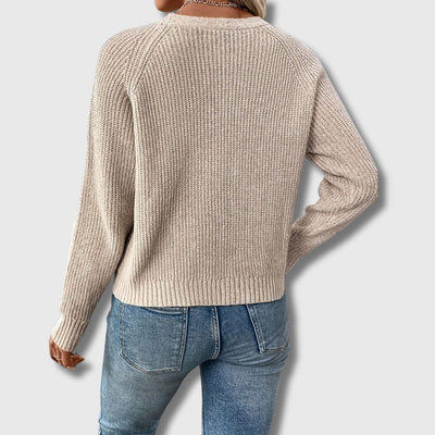 Zoe - Femme Cardigan Élégant Boutonné Édition Limitée