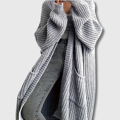 Leara - Femme Cardigan Classique avec Poches Édition Limitée