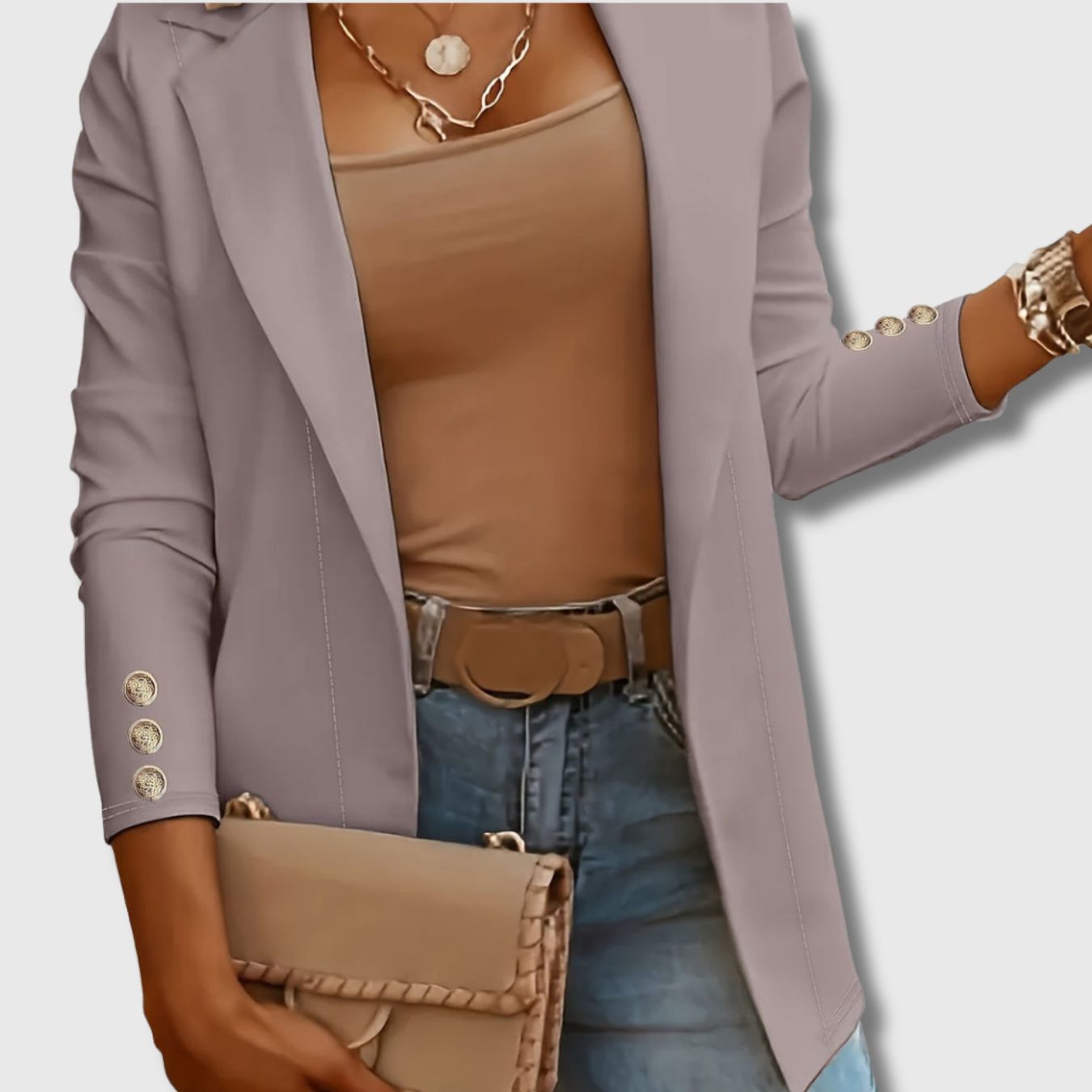 Noémie - Femme Veste Longue Élégante Édition Limitée