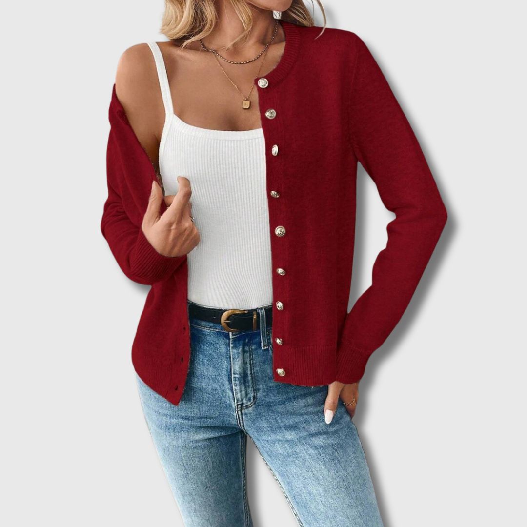 Lisa - Femme Cardigan Classique Édition Limitée