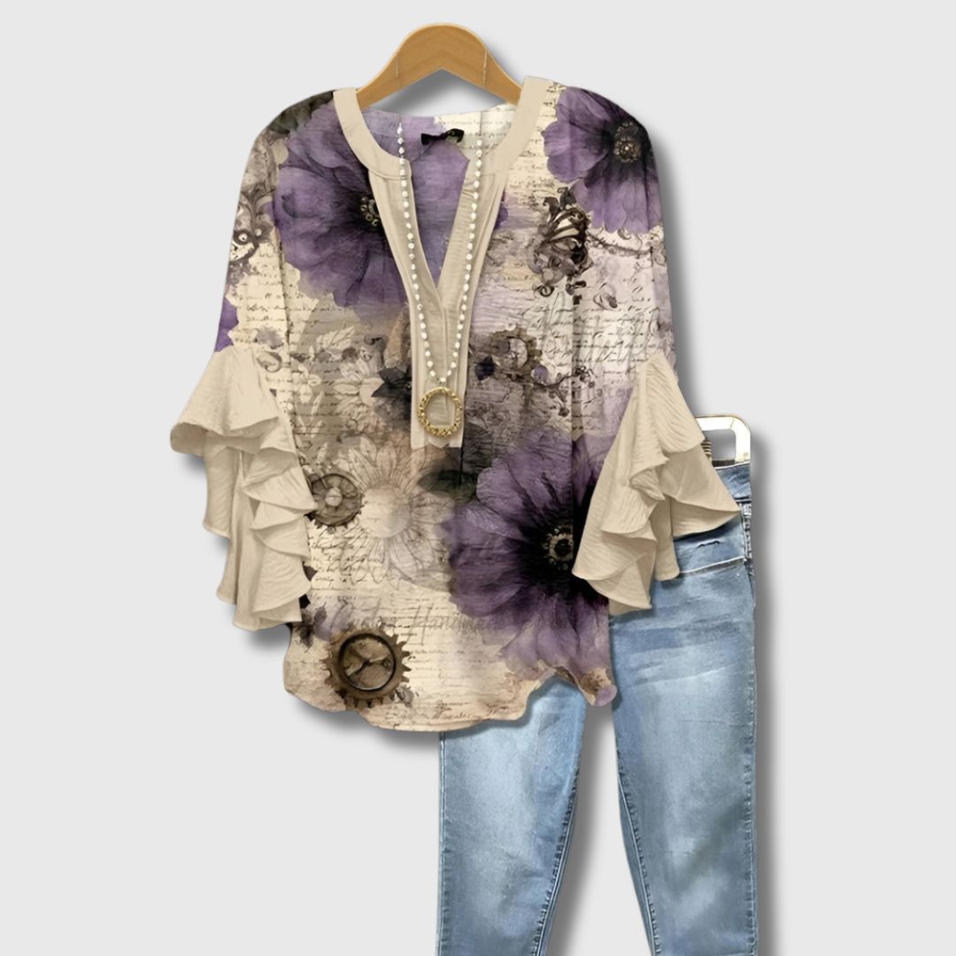 Chantel™ – Blouse élégant cintré pour women au style affirmé