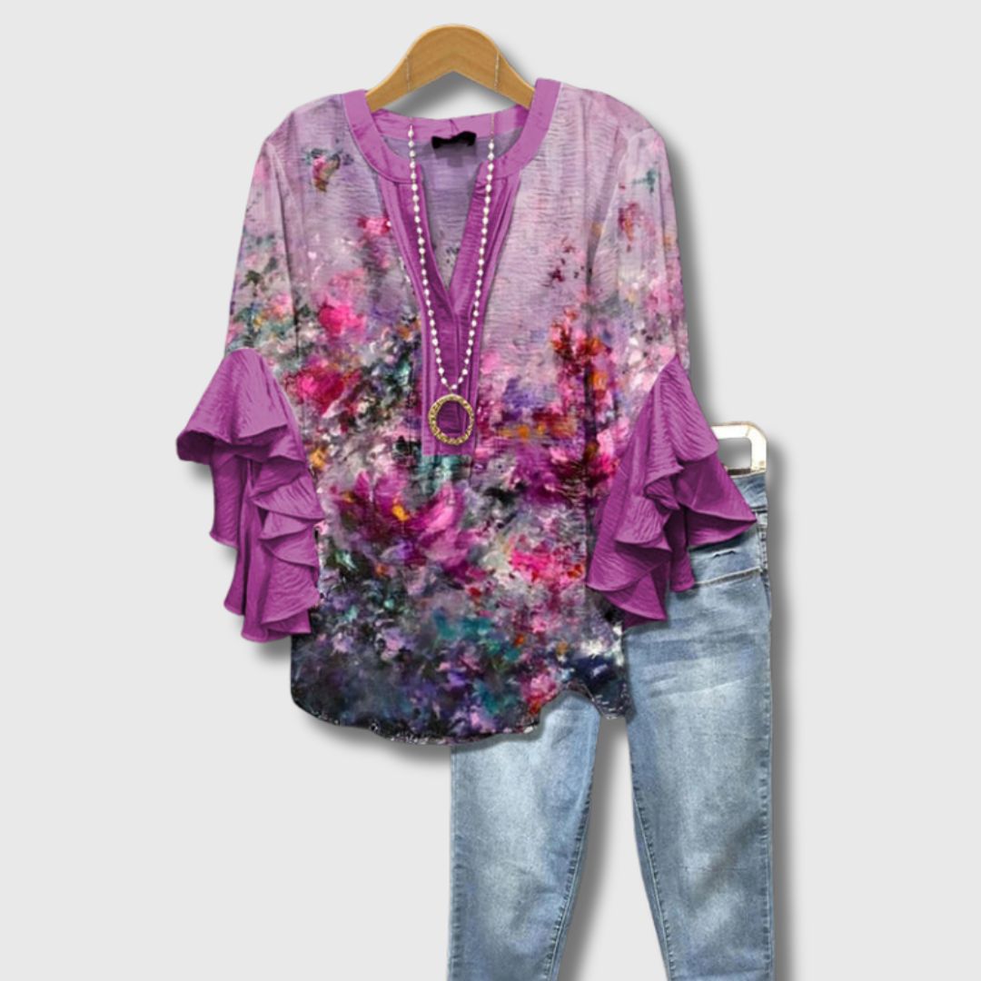 Pauline - Blouse Femme Élégance Vintage Limitée