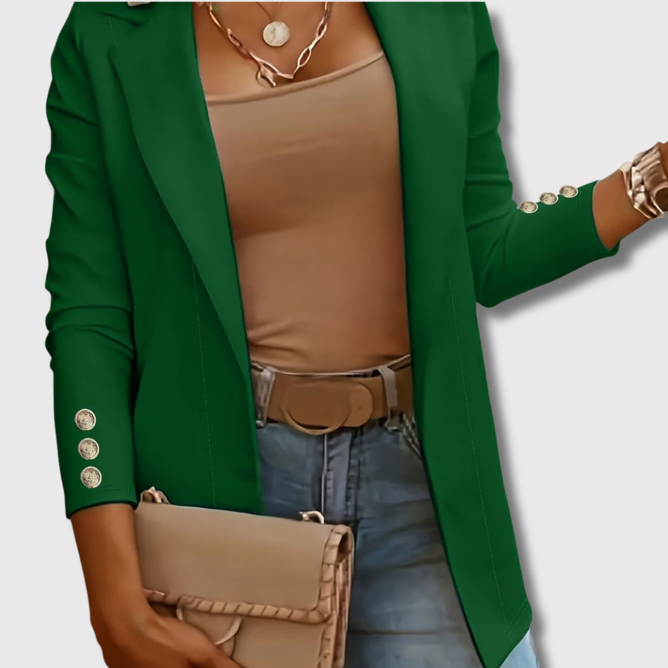 Noémie - Femme Veste Longue Élégante Édition Limitée