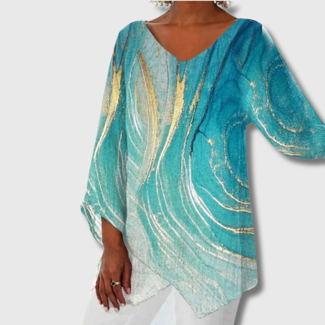 Colette - Blouse à dégradé élégant pour femme