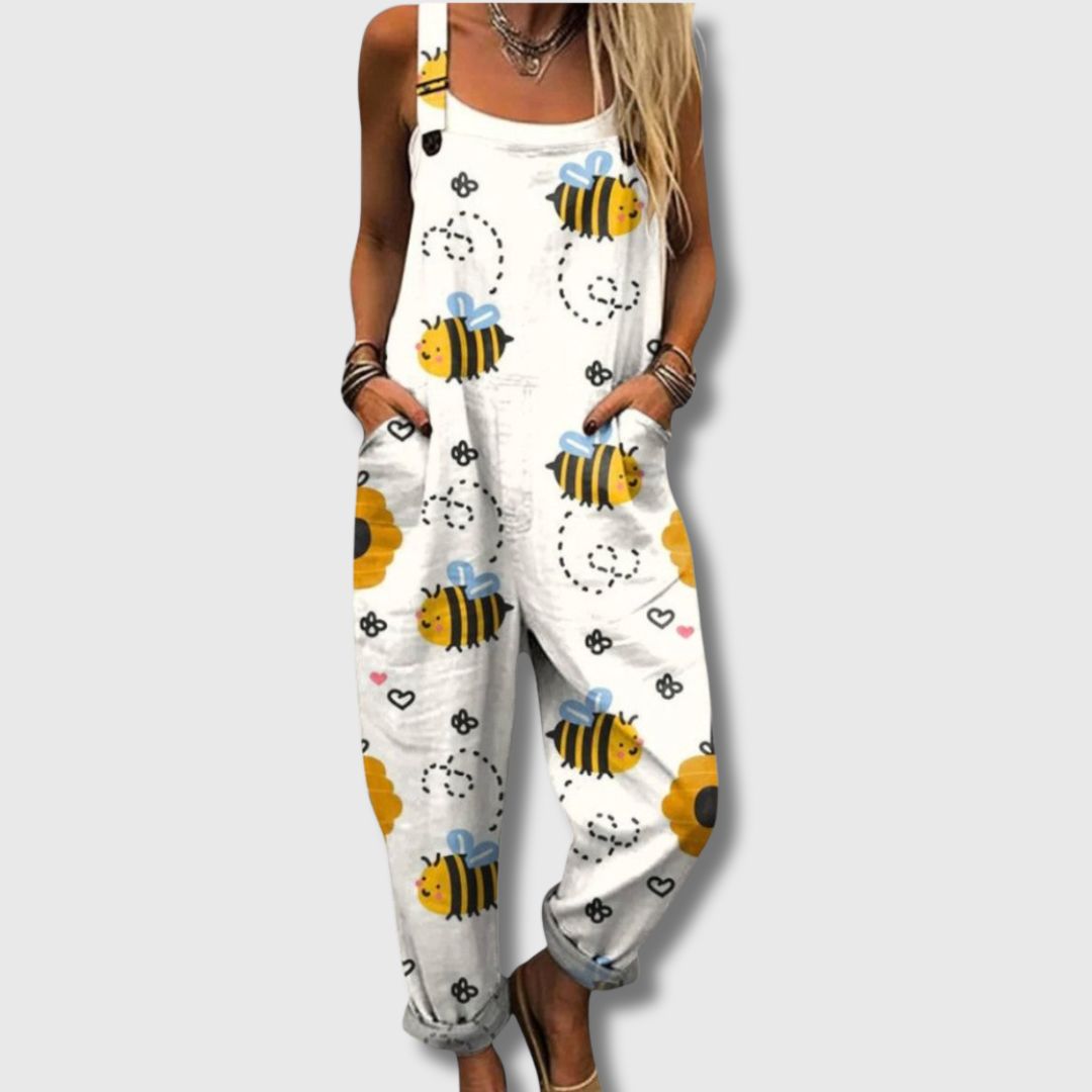 Bee Chic™ – Combinaison florale décontractée pour femme
