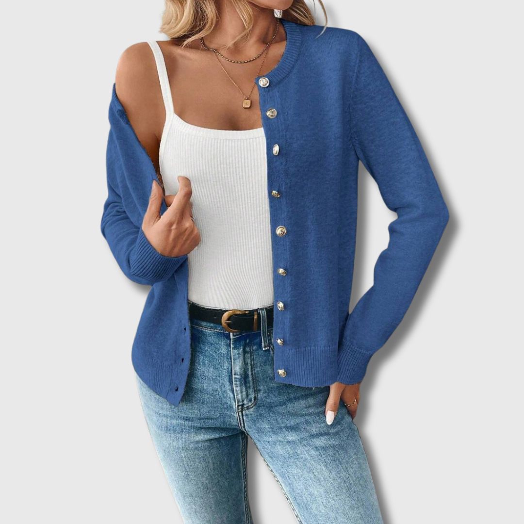 Lisa - Femme Cardigan Classique Édition Limitée