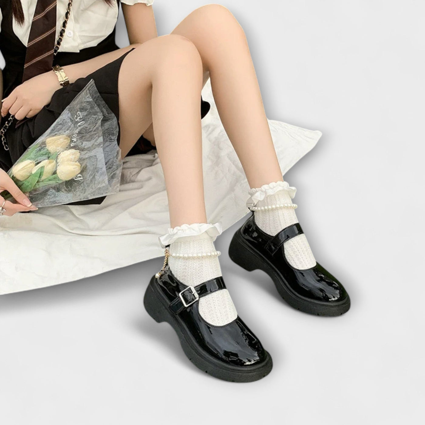 Almira – Chaussures Mary Jane en cuir de luxe pour femmes