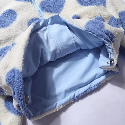 Katharina - Veste réversible à cœurs