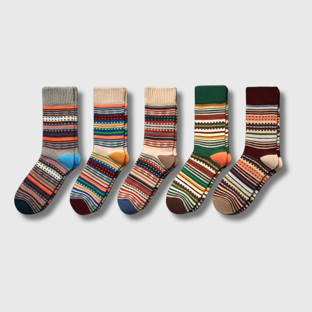 Nils - Chaussettes Hemmes et Femmes Lot de 5 Paires | Édition Limitée