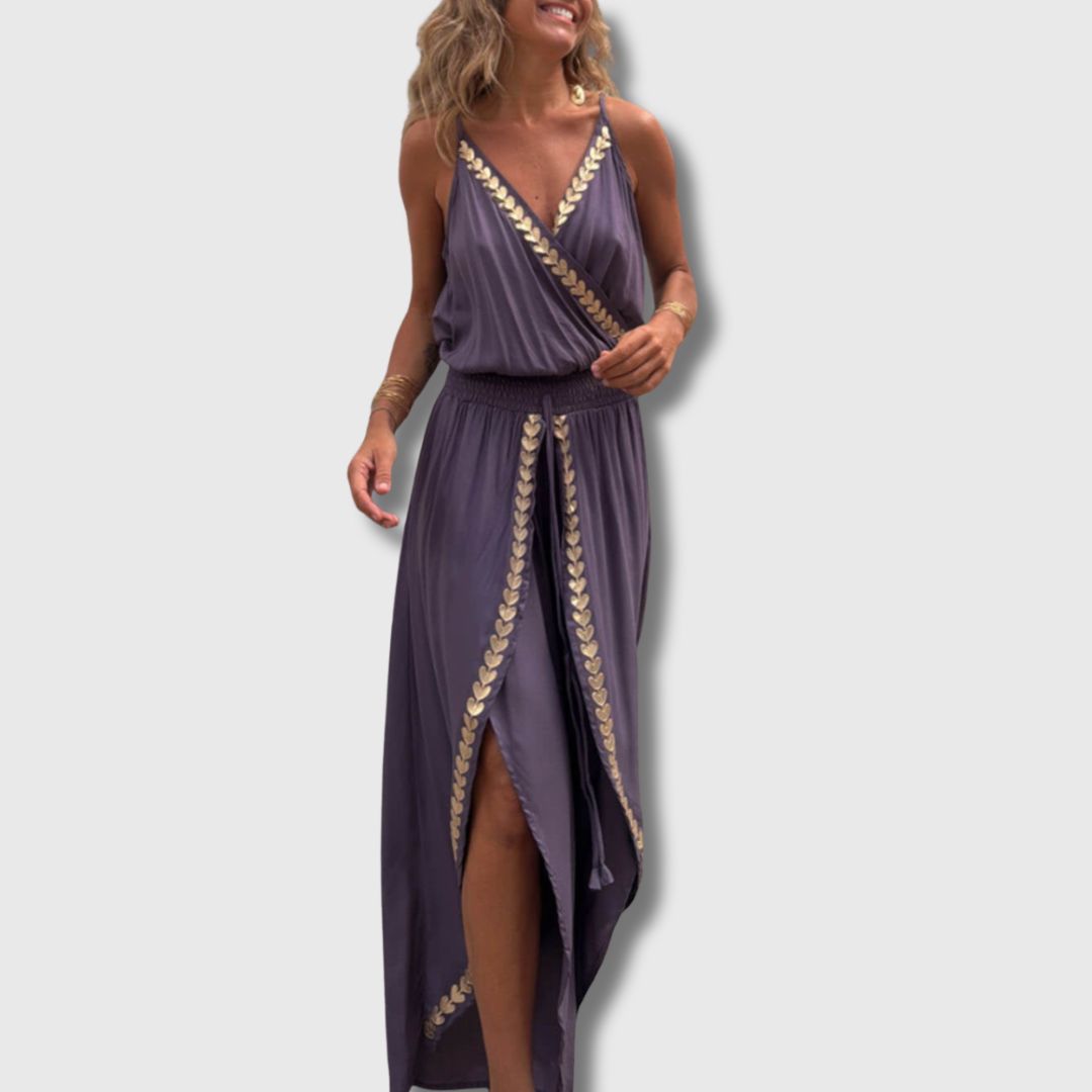 Janice - Combinaison Maxi-Robe Élégante