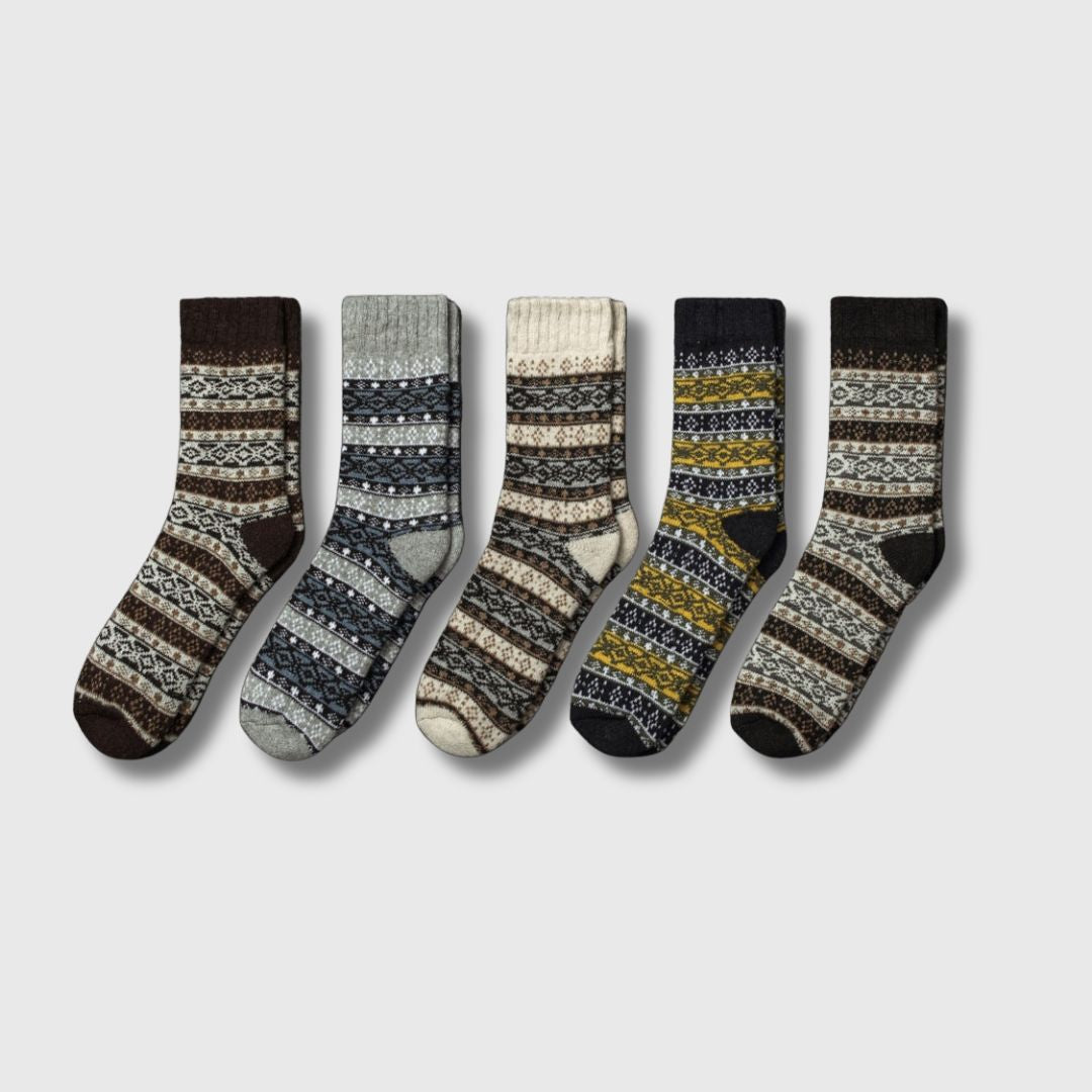 Erik - Chaussettes Hommes et Femmes Lot de 5 Paires | Édition Limitée