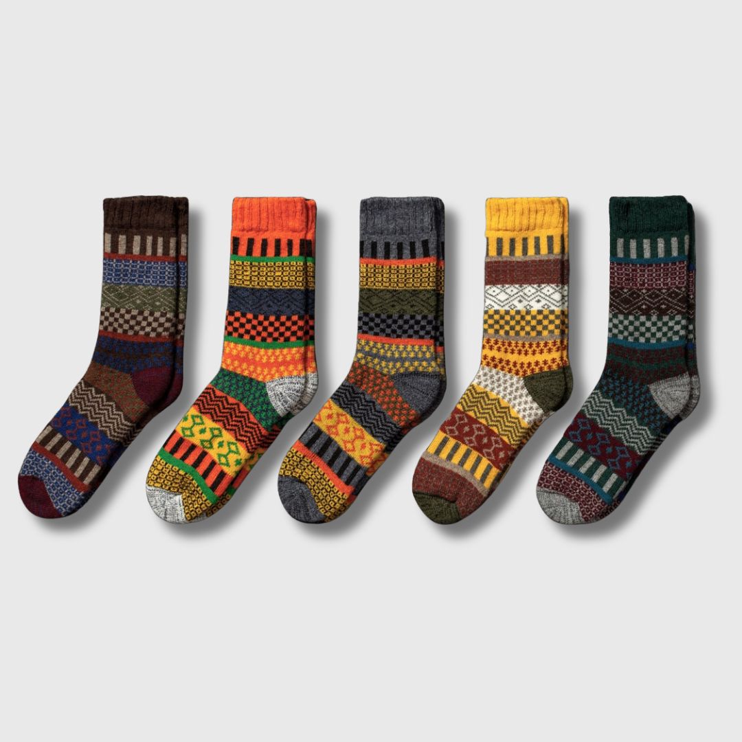 Nadège - Chaussettes Hommes et Femmes Lot de 5 Paires | Édition Limitée