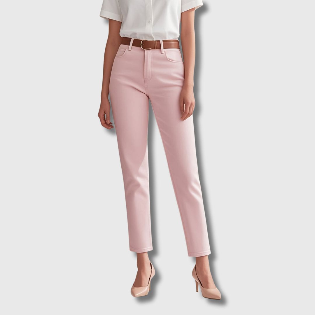 Mathilde - Femme Jeans Droits Stretch | Édition Limitée