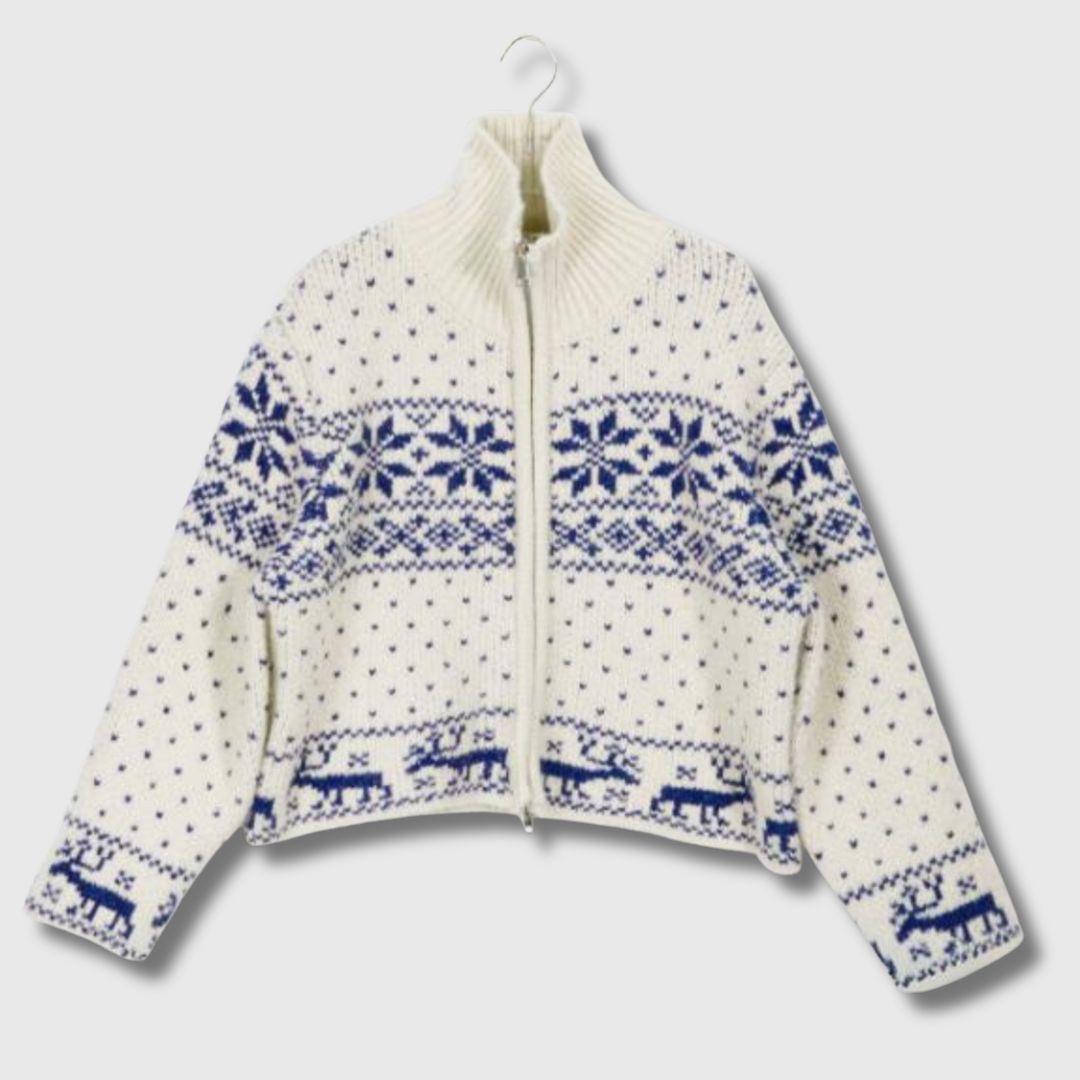 Sigrid - Pull Femme Nordic zippé | Édition Limitée