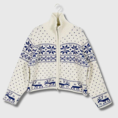 Sigrid - Pull Femme Nordic zippé | Édition Limitée