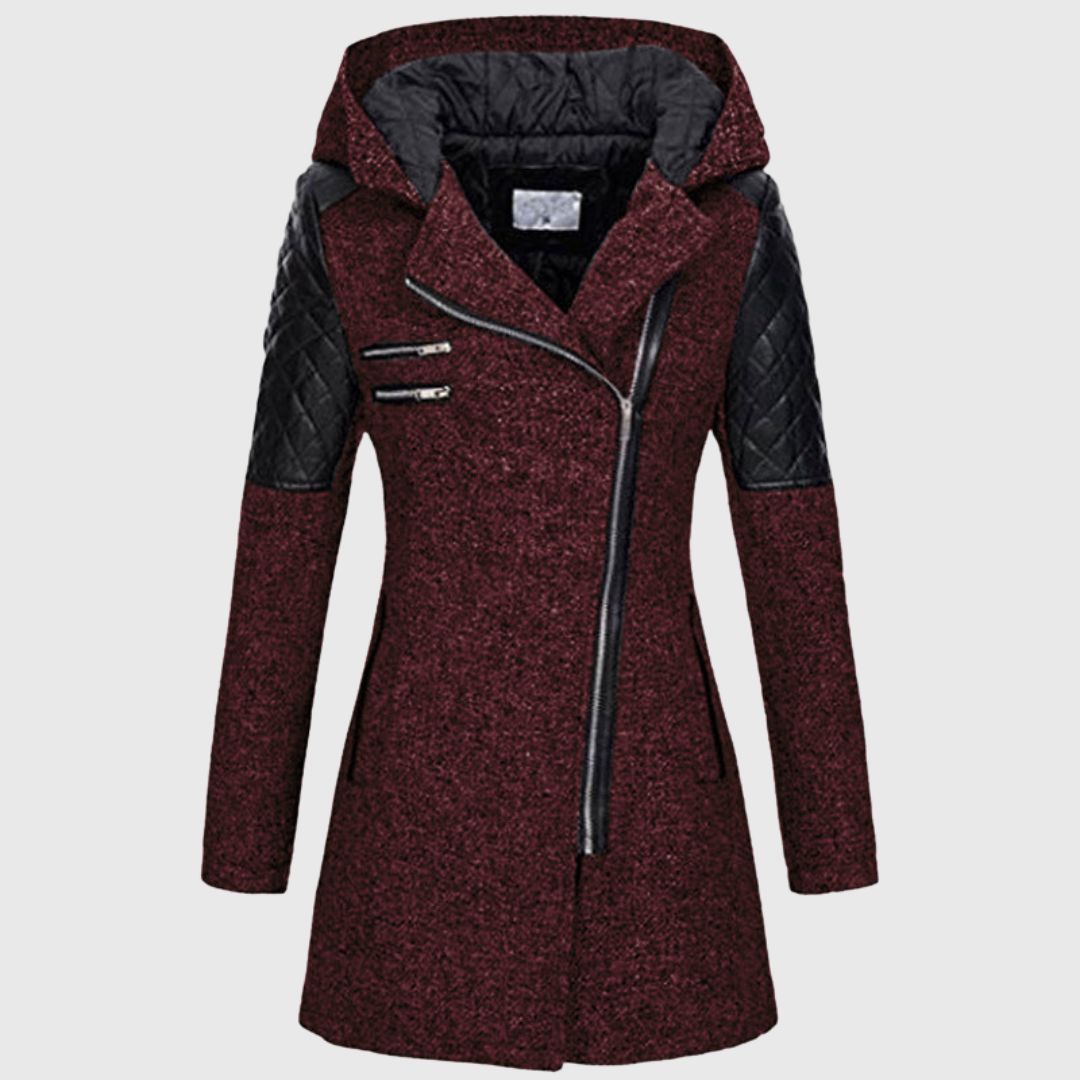 Khloe - Manteau à Manches Matelassées