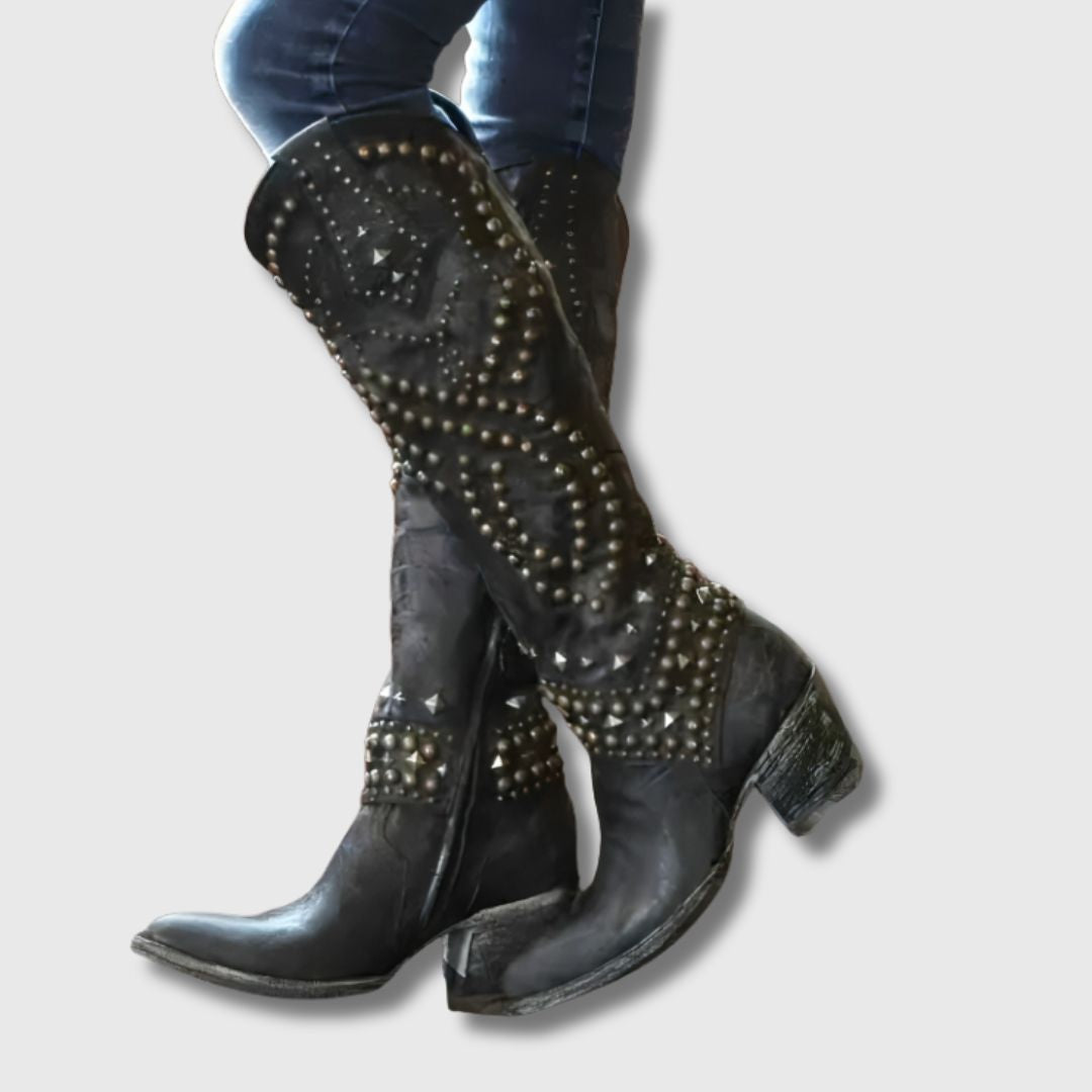 Mary - Bottes Western Hauteur Genou