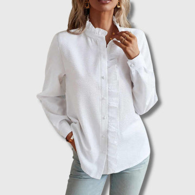 Aurora - Blouse à Boutons Volants