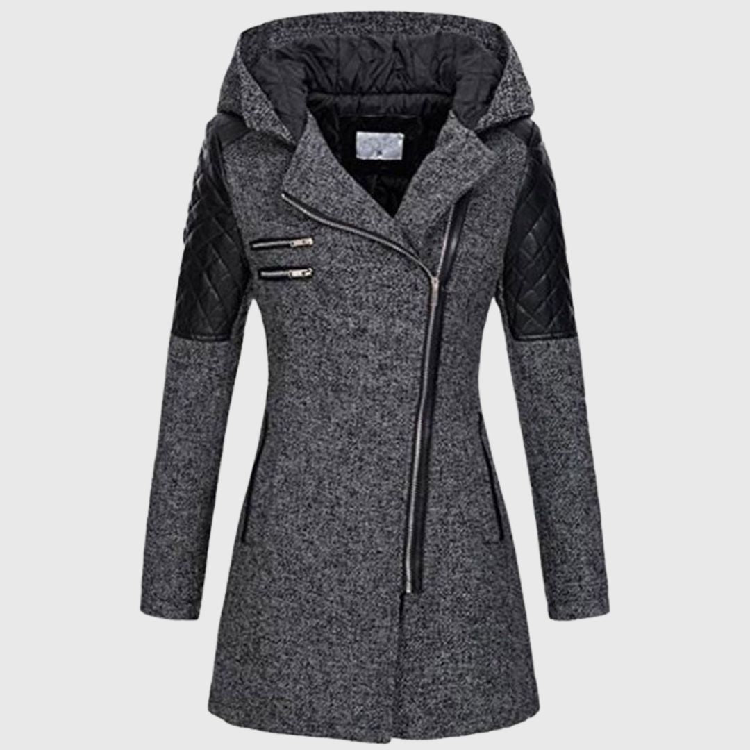 Khloe - Manteau à Manches Matelassées