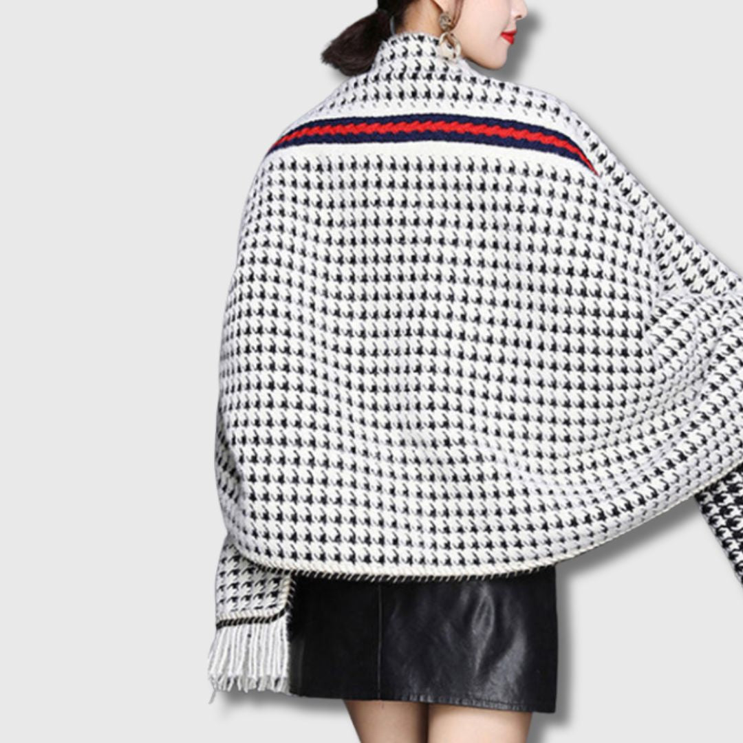 Léonie - Cardigan en Maille Chic Patchwork