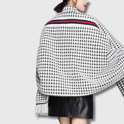 Léonie - Cardigan en Maille Chic Patchwork