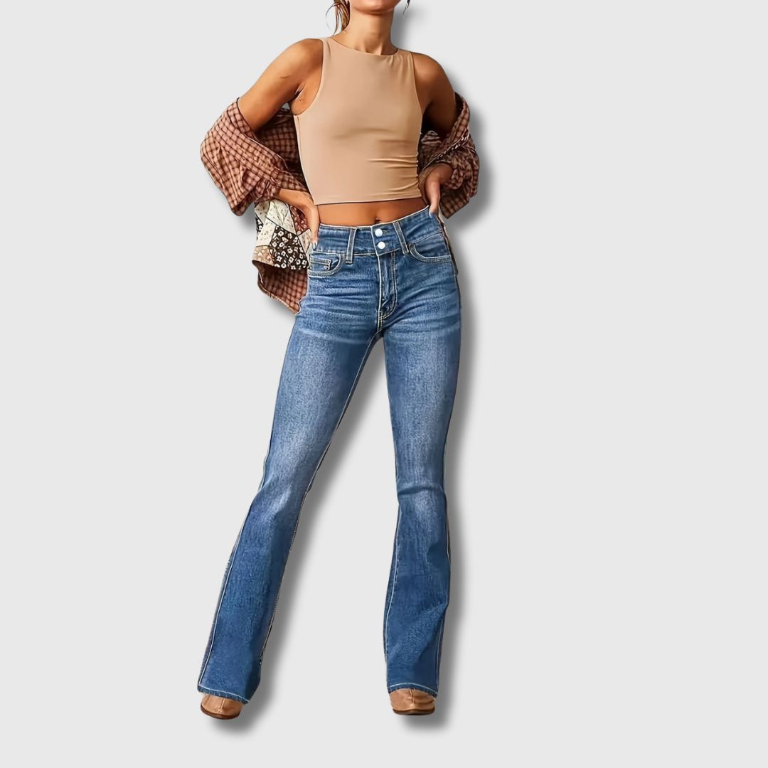 Lola - Jean Bootcut Femme Stretch | Édition Limitée