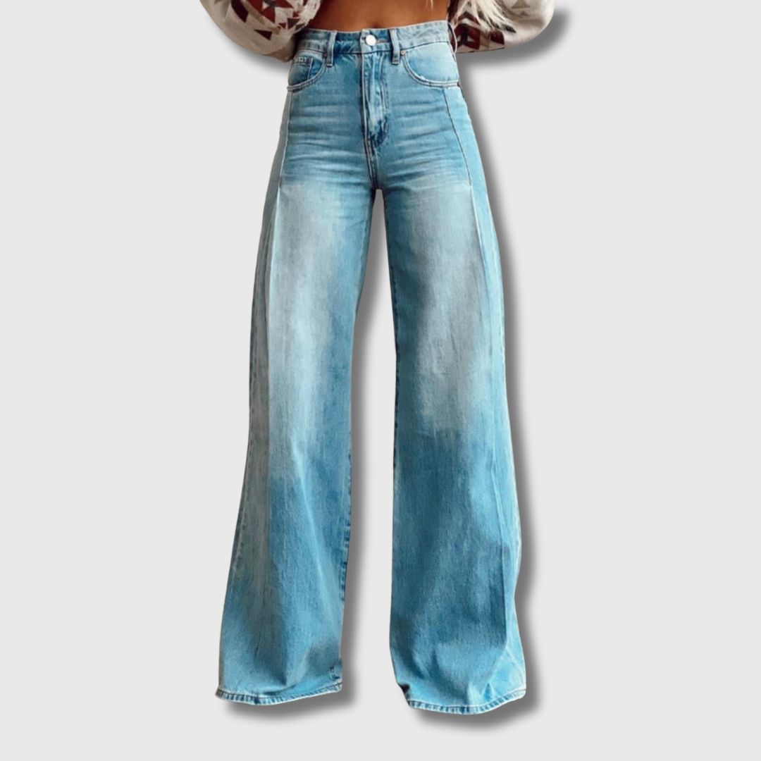 Edith - Pantalon Casual à Jambes Larges | Édition Limitée