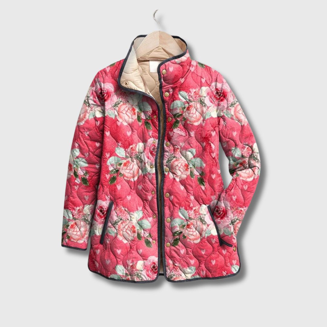 Véraine - Veste Matelassée Floral