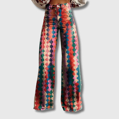 Léonie - Pantalon Vintage à Jambes Larges | Édition Limitée