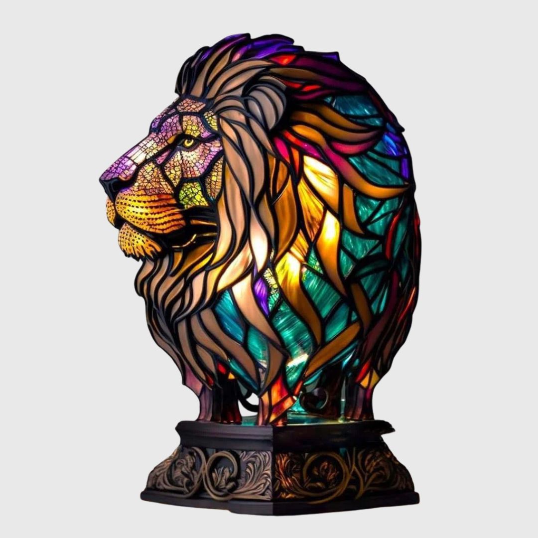 Simba - Lampe Magique en Verre Coloré