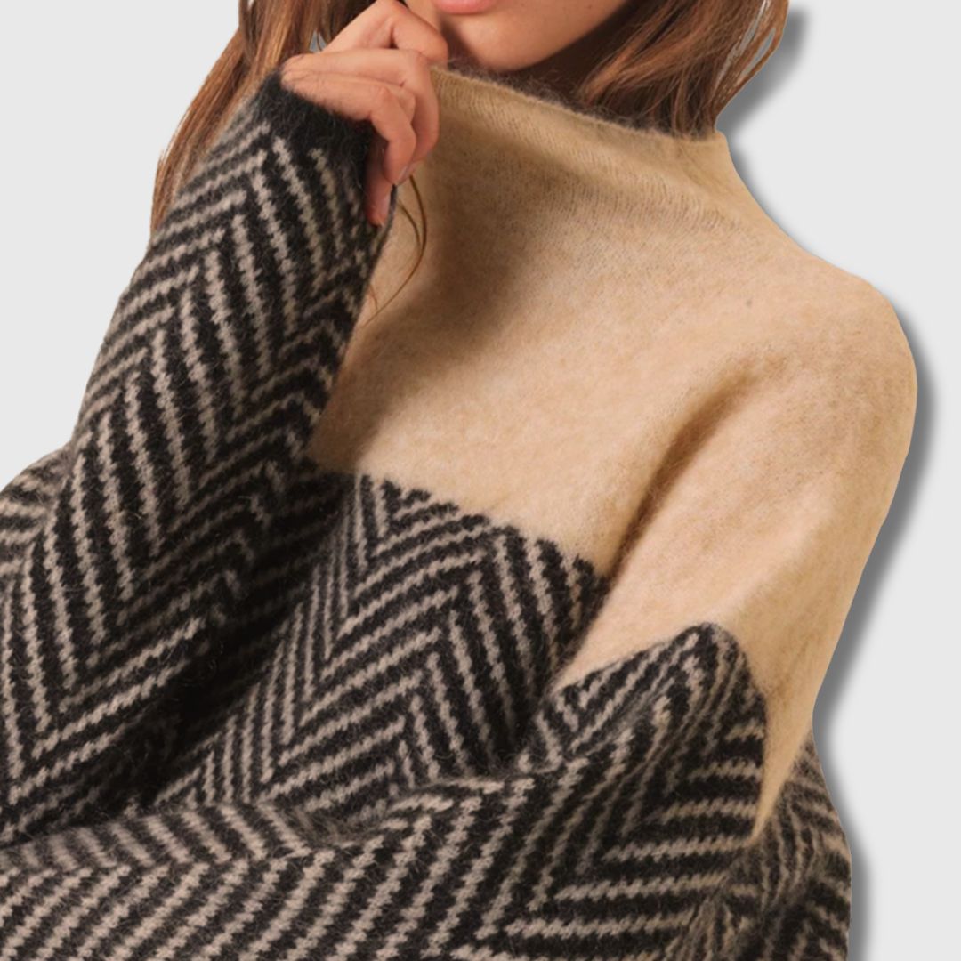 Adélie - Pull Col Roulé Femme | Édition Limitée